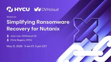 Simplifying Ransomware Recovery for Nutanix webinar